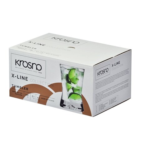Szklanki do napojów X-line 150ml (komplet 6 szt.)