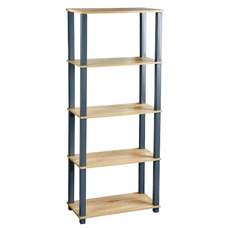 Regał do przechowywania, 5 półek, 147 cm