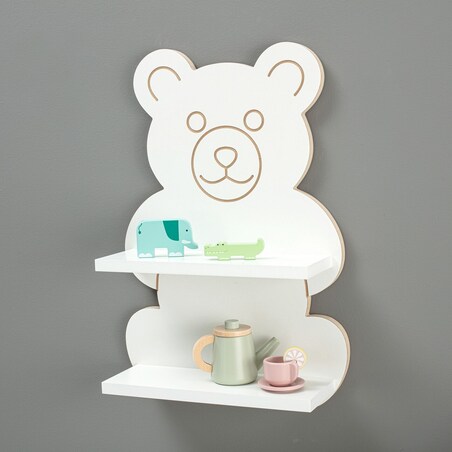 Półka Smiling Teddy Bear 38x14x56cm, 38 x 14 x 56 cm