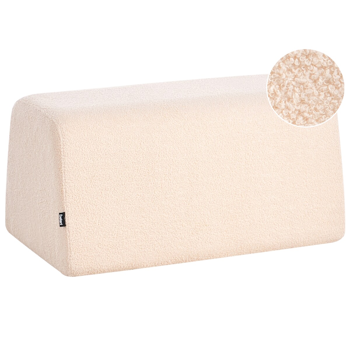 Puf SINCLAIR Boucle Beżowy