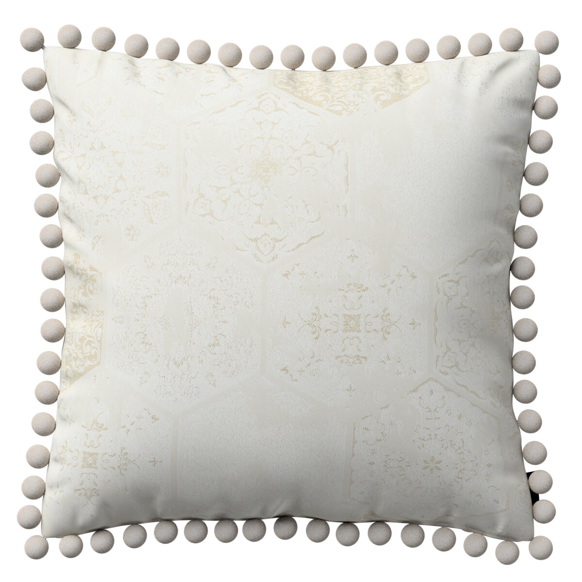 Poszewka Wera na poduszkę 45x45 ecru ornament