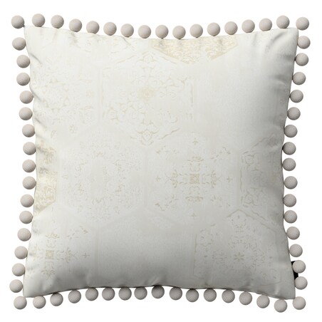 Poszewka Wera na poduszkę 45x45 ecru ornament