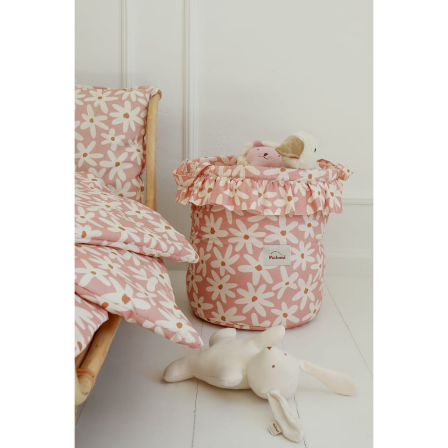 Kosz na zabawki Blush Daisy