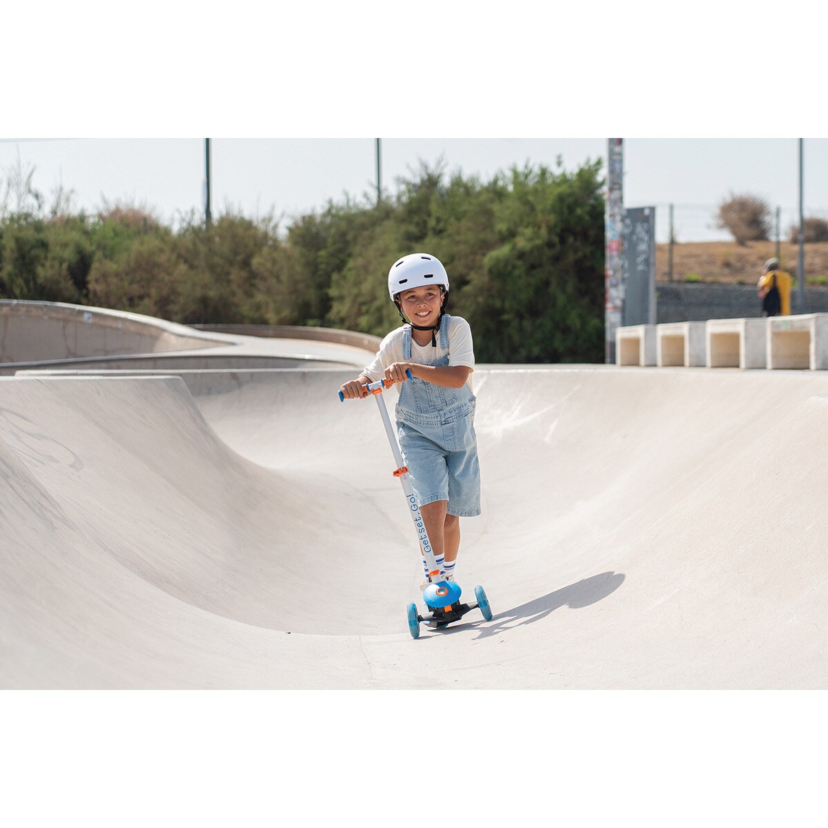 Składana hulajnoga Trunki - niebieska, duża