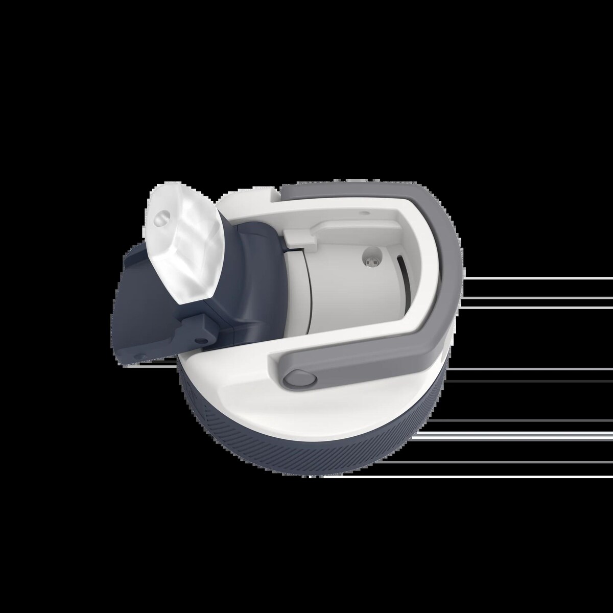 Butelka na wodę bidon Lagoon 750ml - Clear 2.0