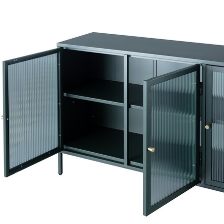 Komoda Xappa green, 132 x 40,5 x 85,5 cm