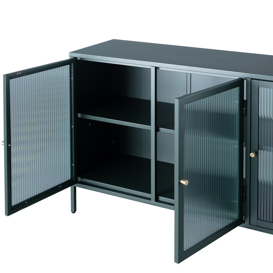 Komoda Xappa green, 132 x 40,5 x 85,5 cm