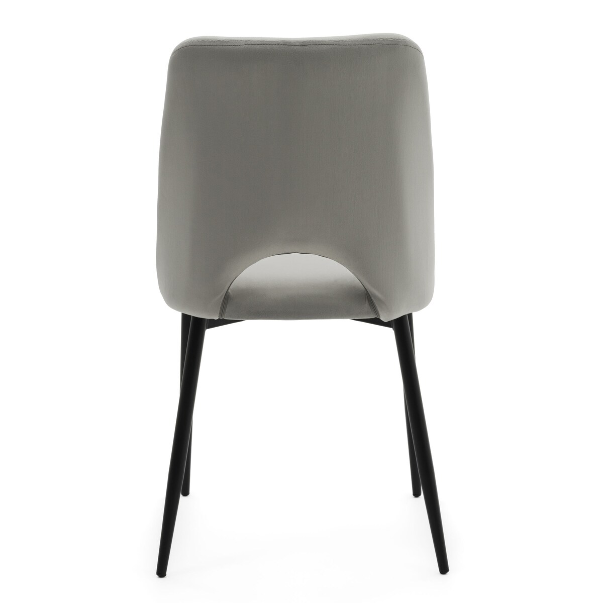 KRZESŁO TAPICEROWANE WELUROWE DO SALONU JADALNI GLAMOUR JASNOSZARE ORO