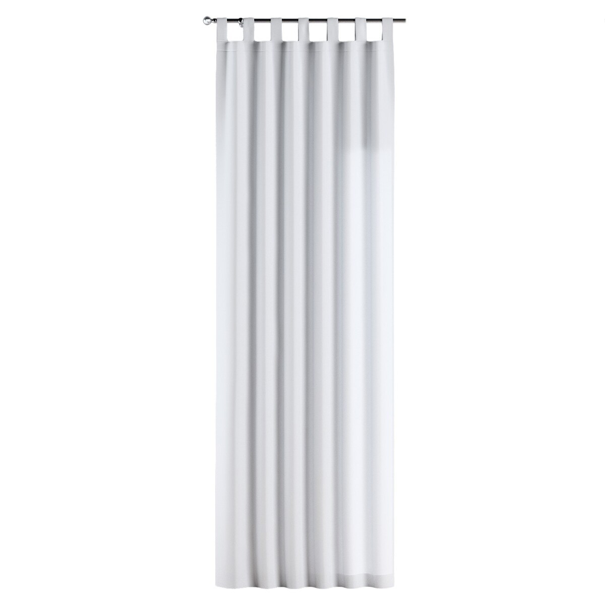 Zasłona na szelkach 1 szt. 130x260 biały z połyskiem