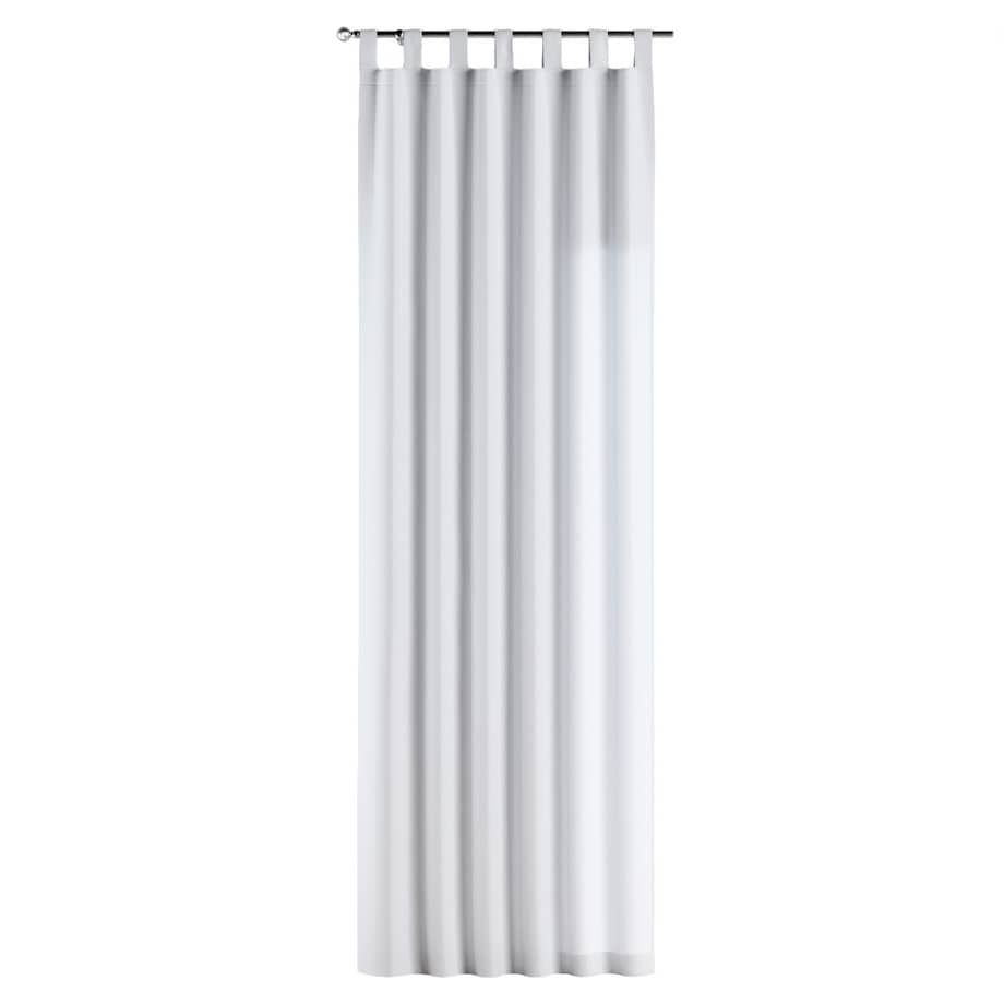 Zasłona na szelkach 1 szt. 130x260 biały z połyskiem