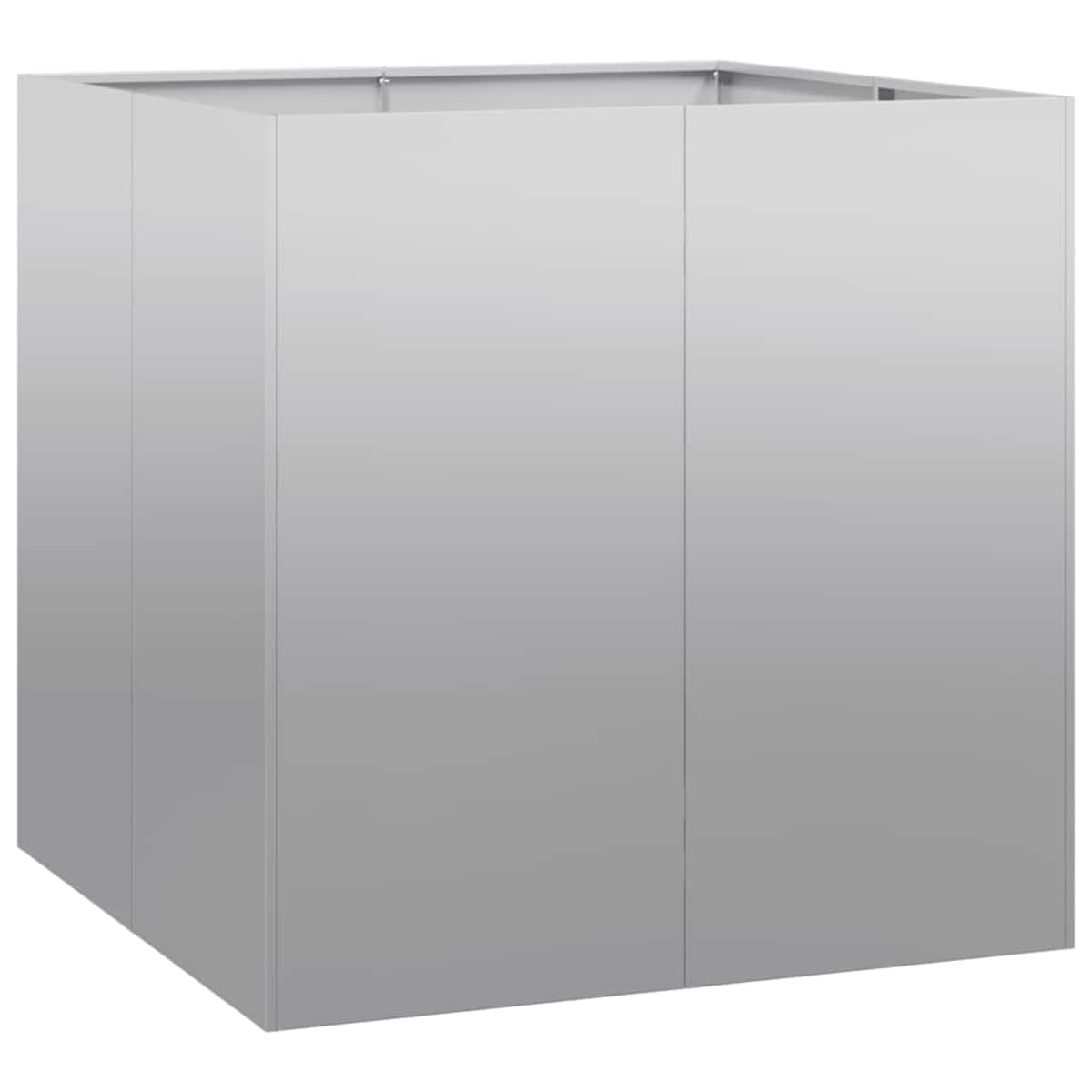 vidaXL Doniczka 80x80x80 cm Stal ocynkowana
