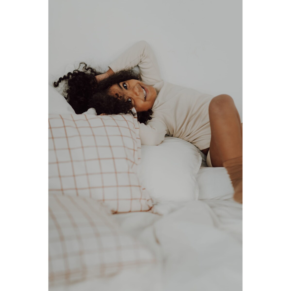 POŚCIEL BAWEŁNIANA Z WYPEŁNIENIEM CAMEL CHECK - M