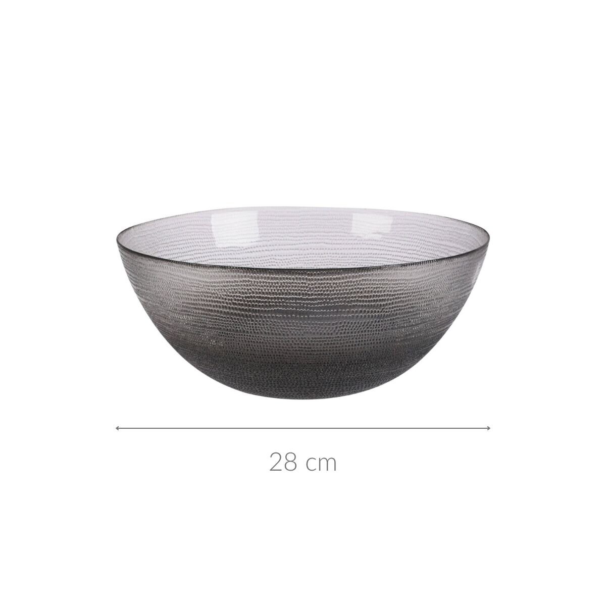 Szklana miska LAKRIS, Ø 28 cm