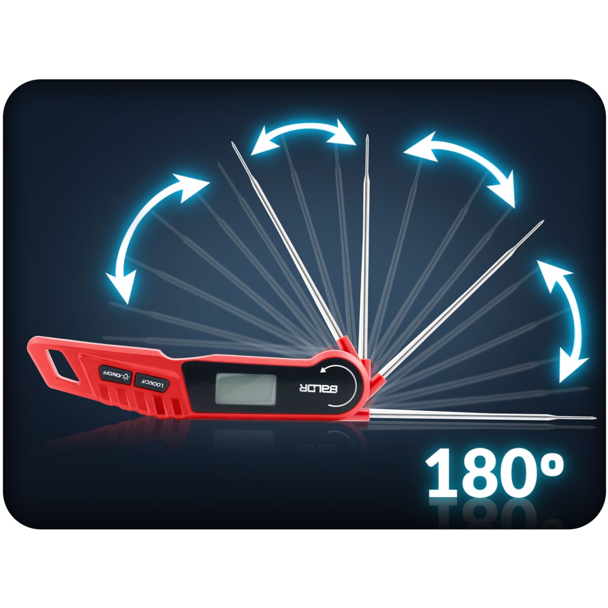 Termometr kuchenny szpilkowy elektroniczny do mięsa Baldr
