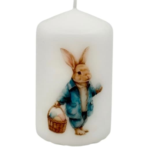Świeca wielkanocna Zajączek wielkanocny Króliczek świeczka na Wielkanoc