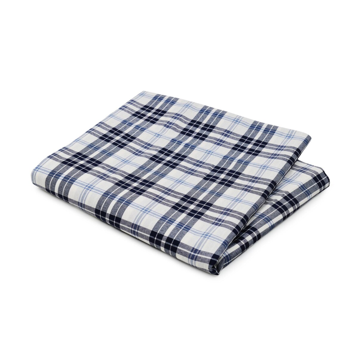 Obrus Blue Plaid - 130 cm x 250 cm - idealny dla 6 osób
