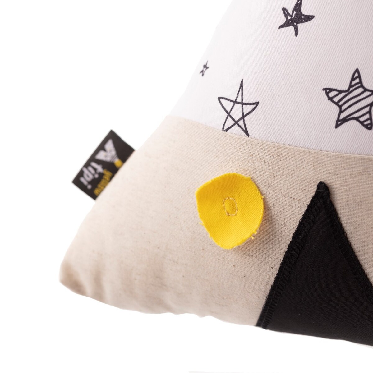Poduszka Yellow Tipi, 31x54cm