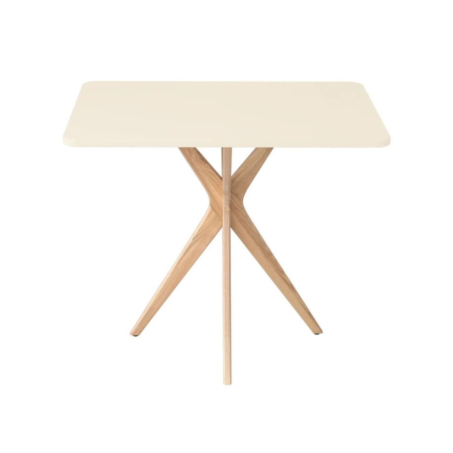 Stół CUTTI 55x80 kremowy/jesion