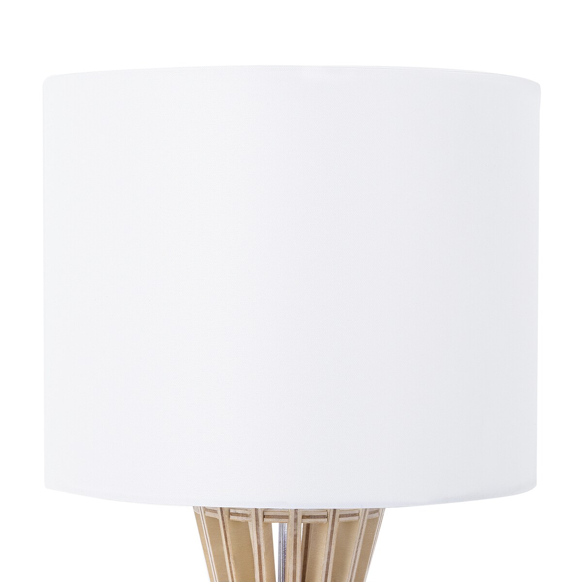 Lampa stołowa CARRION Brązowy/ biały