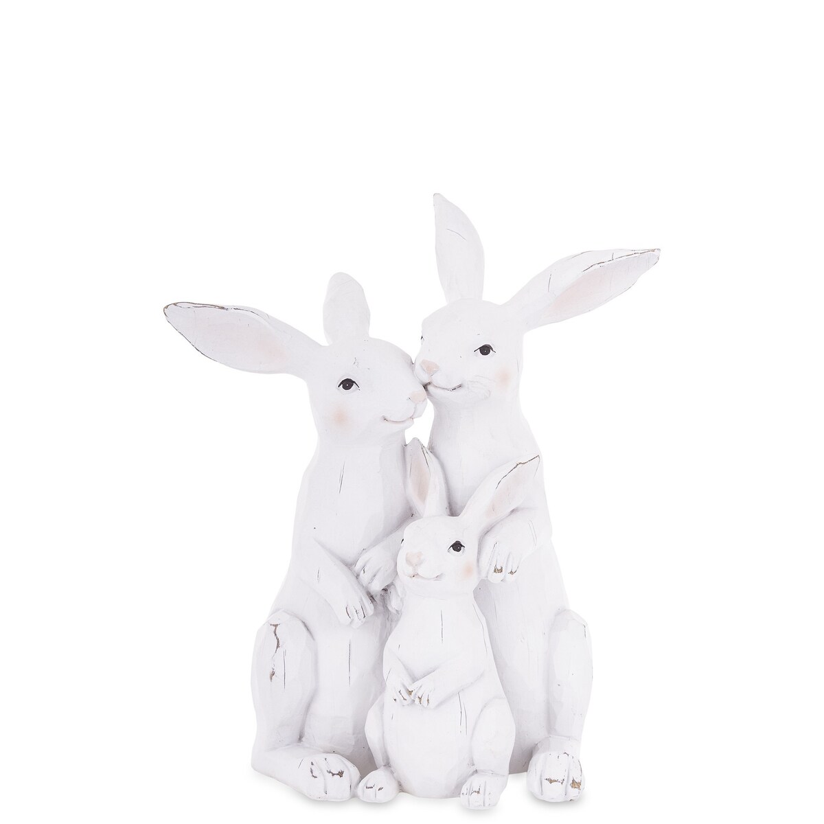 Dekoracja - rodzina króliczków FAMIGLIA DI CONIGLI 30,5x26x15,5 cm