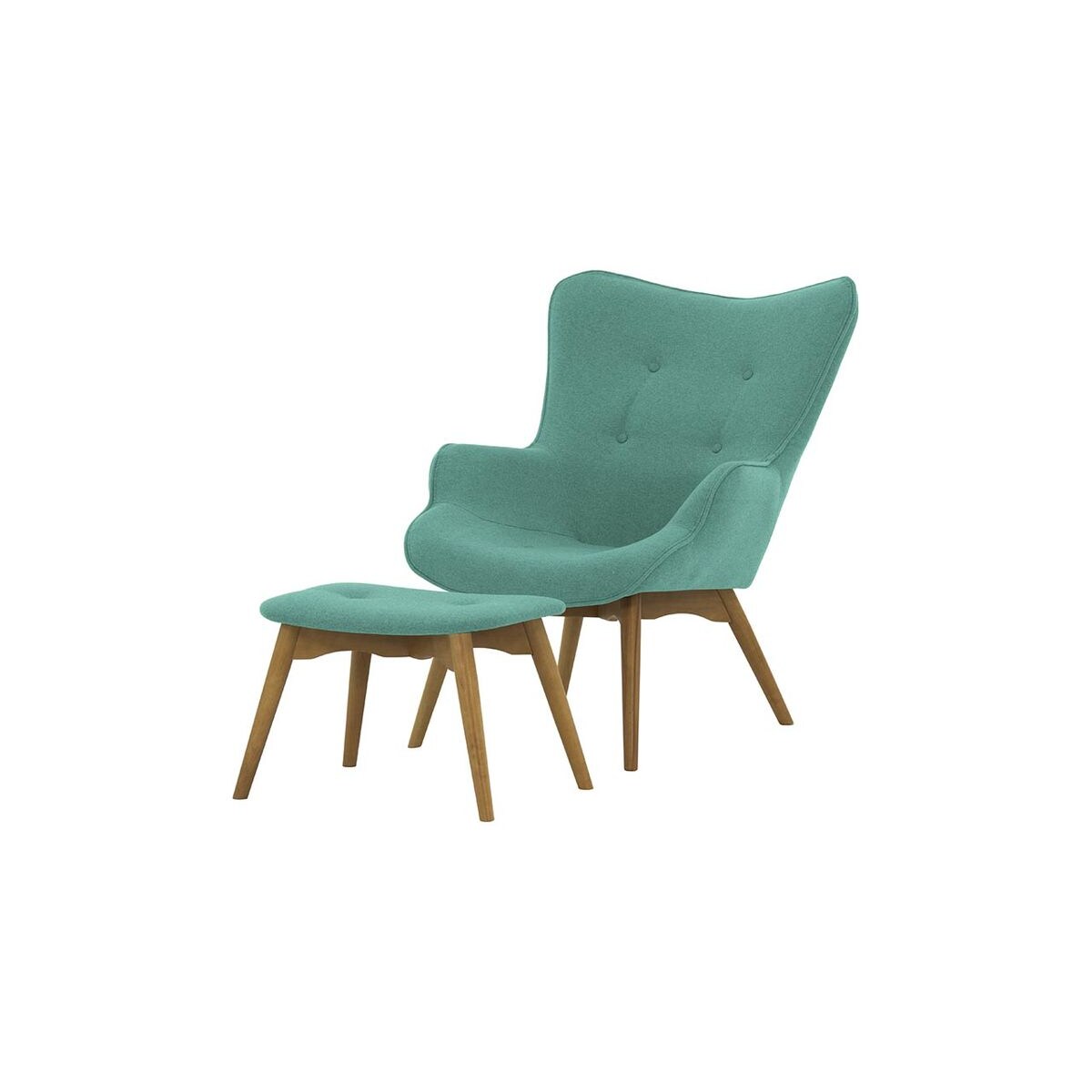 Fotel uszak z podnóżkiem Ducon-Ontario 83