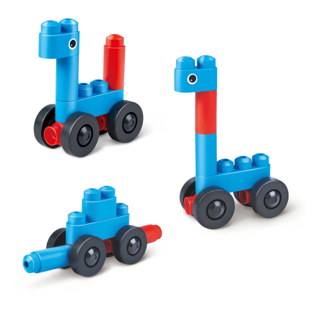 Miękkie Klocki Konstrukcyjne Auta i Zwierzęta 6 el. 18m+ PolyM