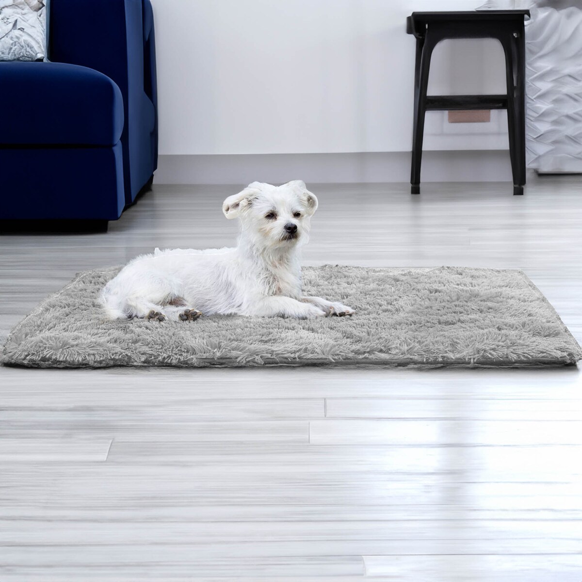 Legowisko Mata Dla Psa M Futrzane Pluszowe Antyalergiczne Materac 60X80 Cm