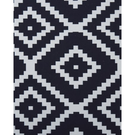 Dywan 70 x 200 cm czarno-biały KARUNGAL