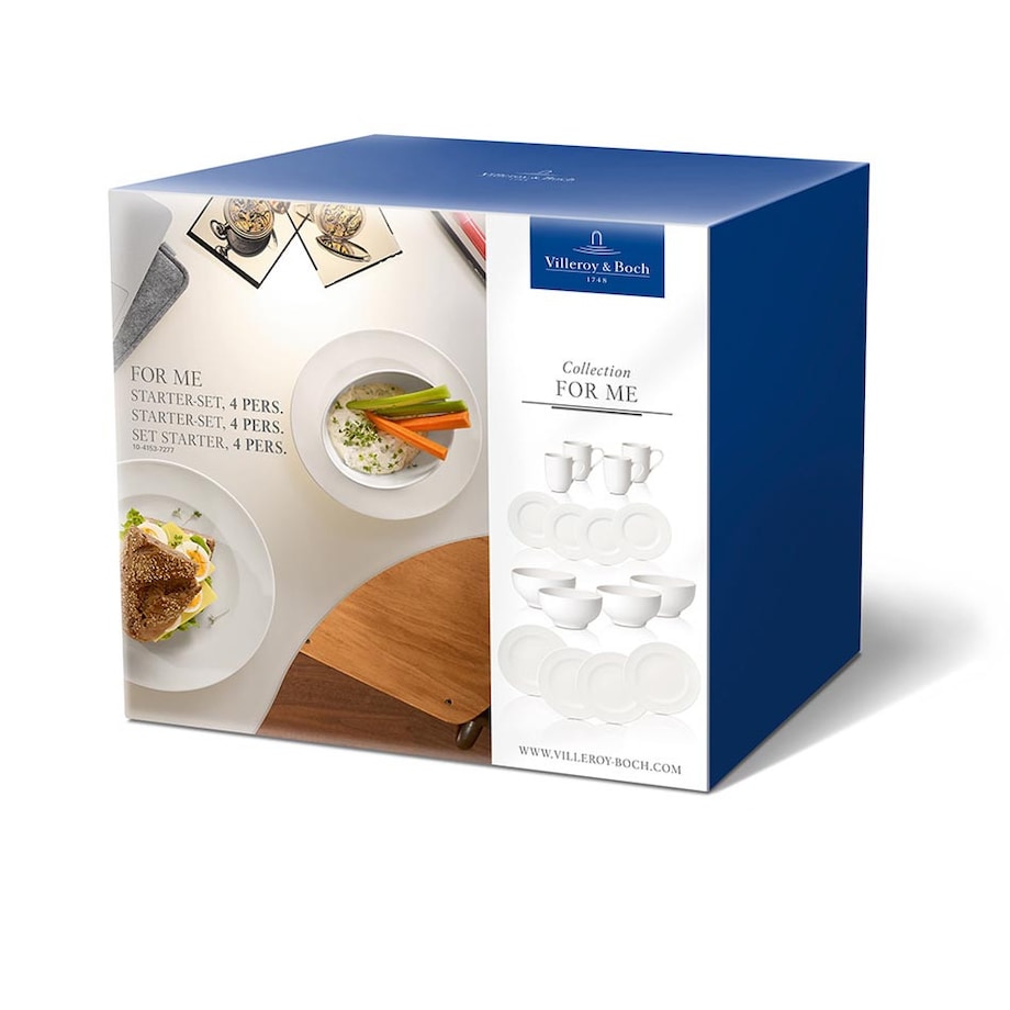 Zestaw naczyń dla 4 osób For Me, Villeroy & Boch