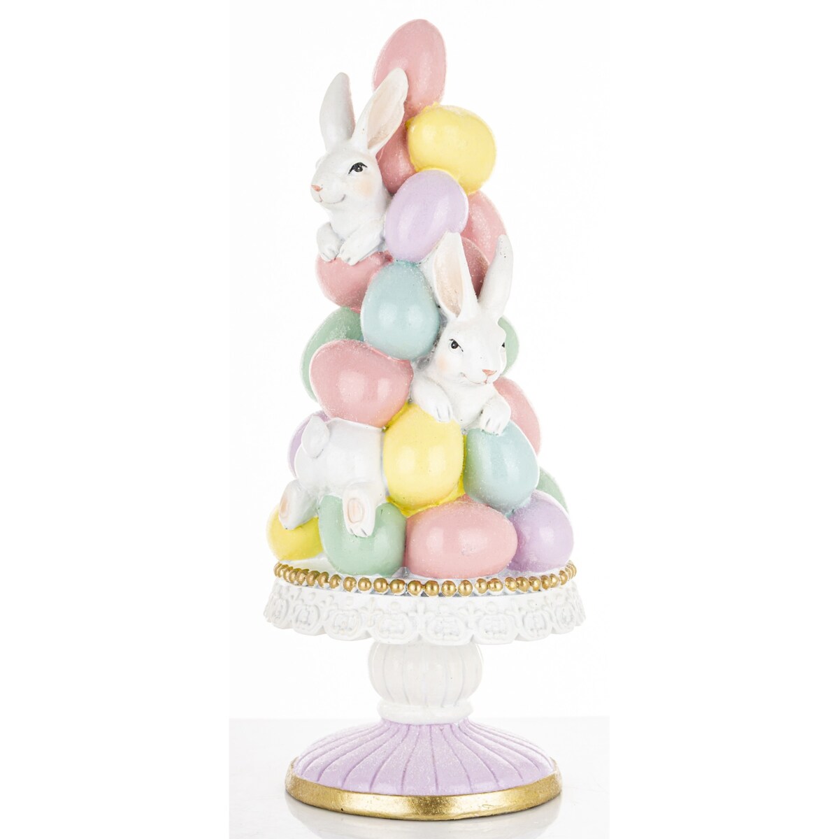 Dekoracja - wielkanocna piramida z pisanek 27x11,5x11,5 cm PIRAMIDE-2