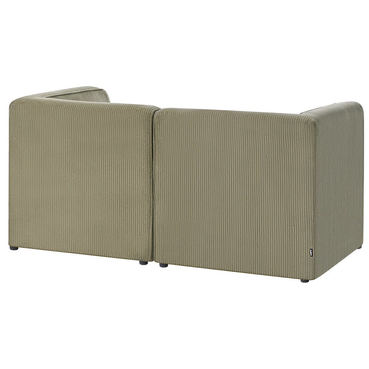 Sofa modułowa dla 2 osób LEMVIG Zielony Sztruks