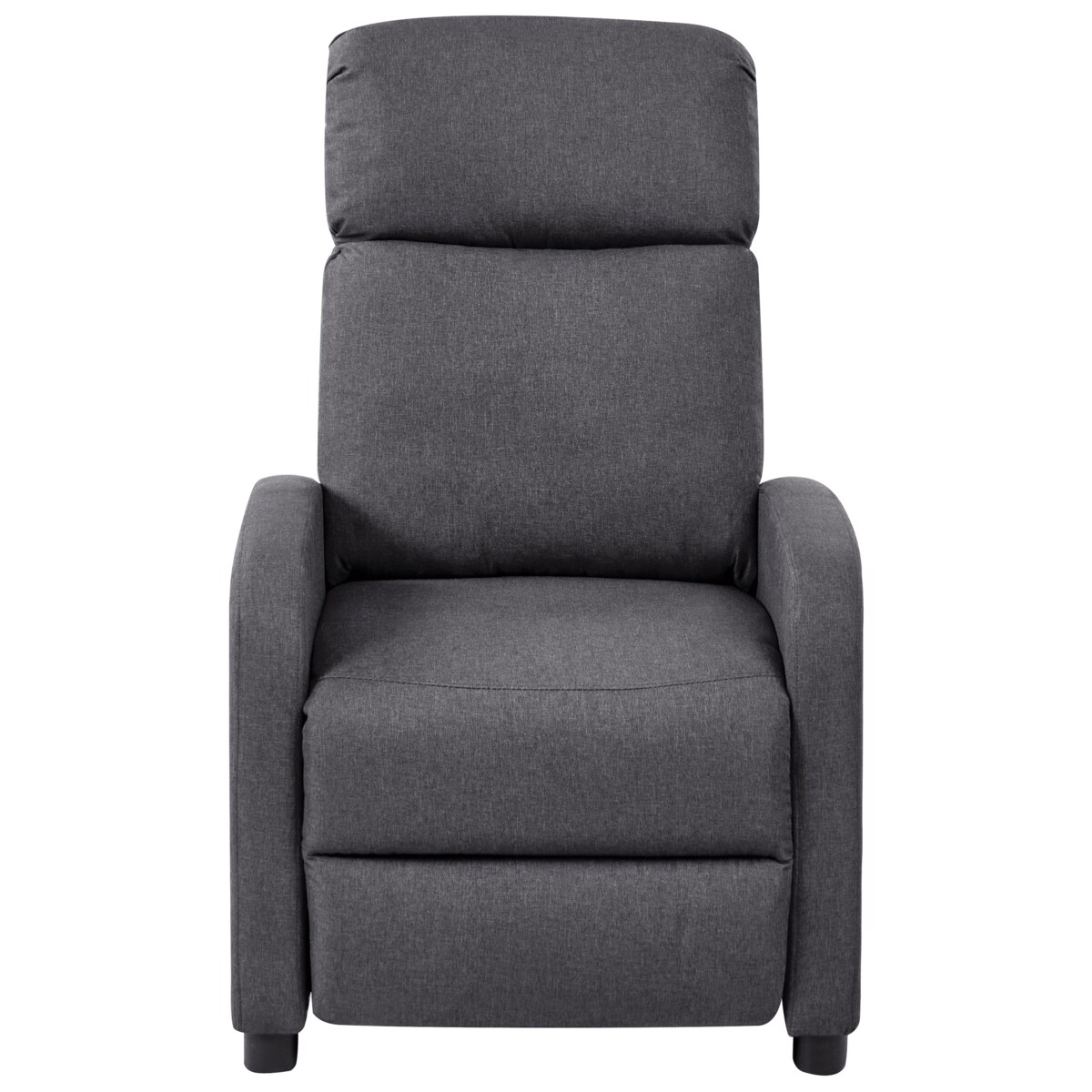 Rozkładany fotel EMINENCE Len syntetyczny Ciemnoszary