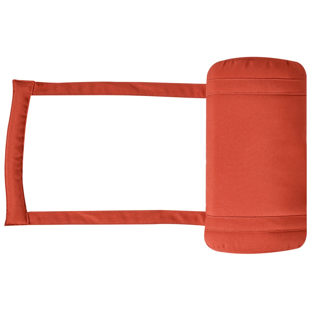 Leżak ogrodowy z poduszką JAVA PREMIUM Drewno akacjowe Czerwony