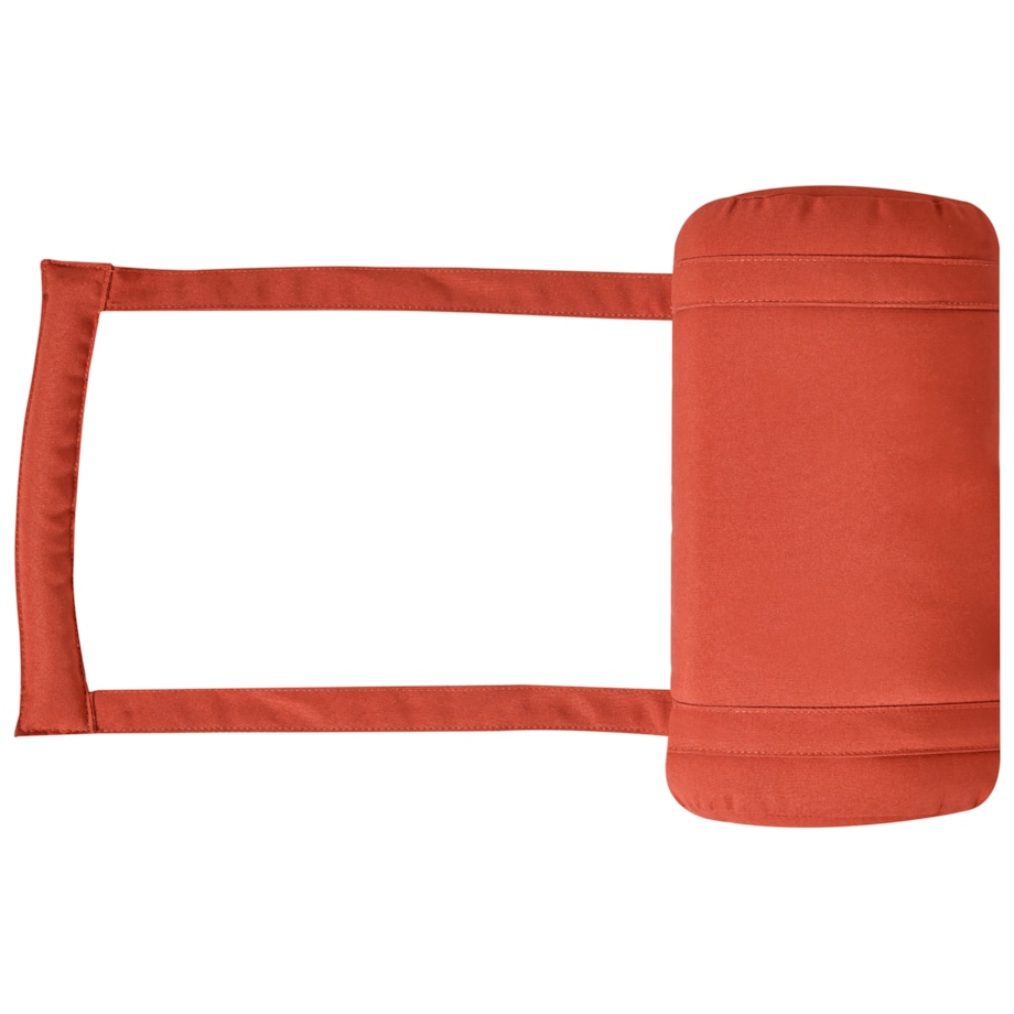 Leżak ogrodowy z poduszką JAVA PREMIUM Drewno akacjowe Czerwony