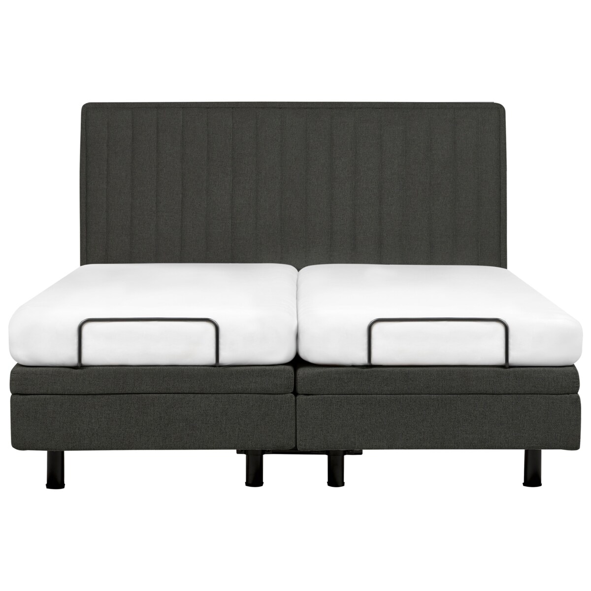 Łóżko regulowane DUKE II 180 x 200 cm Ciemnoszary