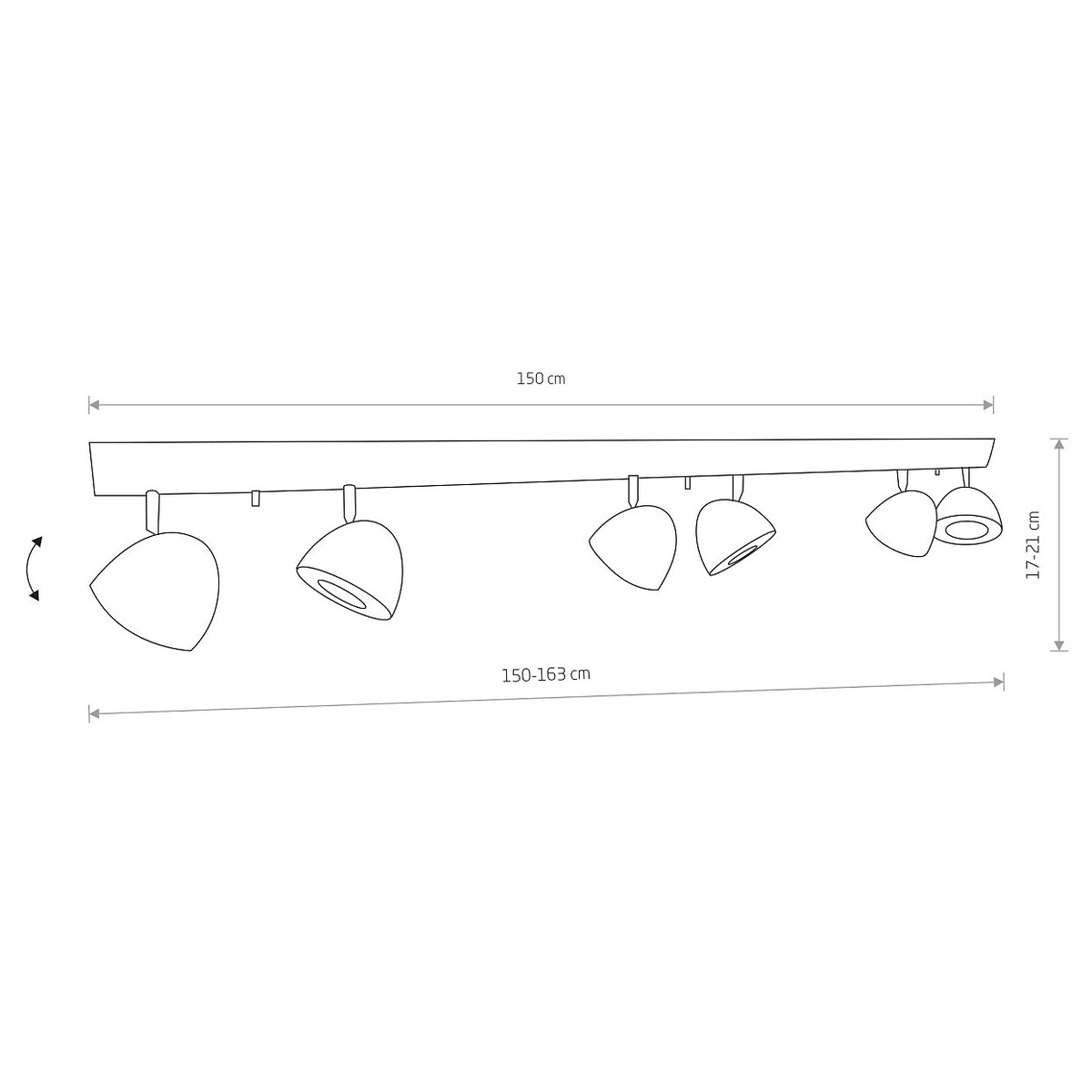Lampa reflektorek/ spot 9595 VESPA Biały Nowodvorski