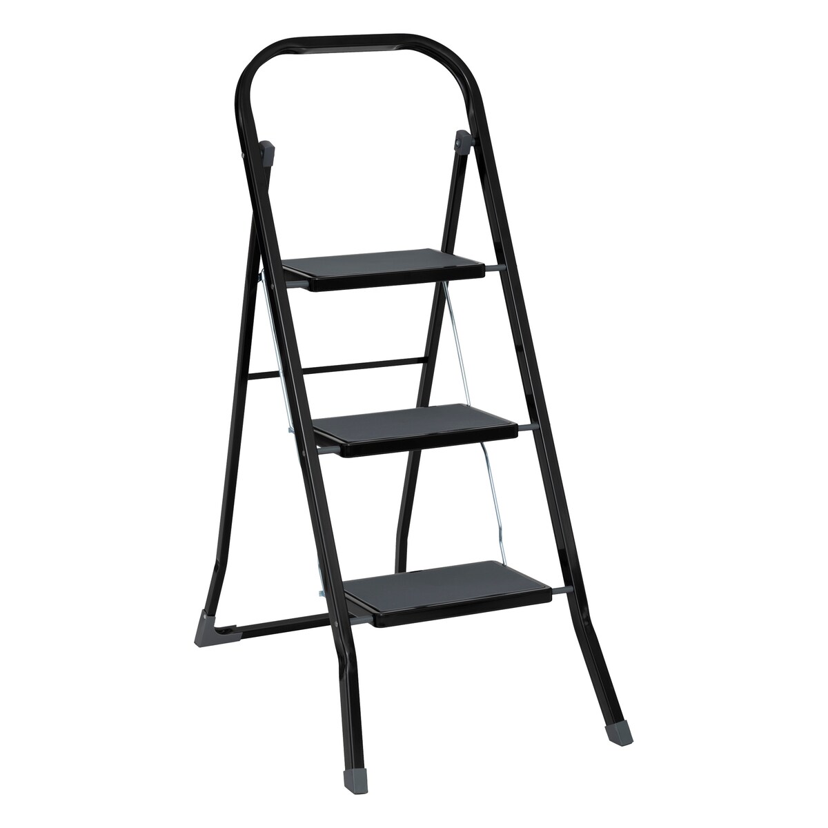 Drabina metalowa 3 stopniowa, 73,5 x 105,3 cm