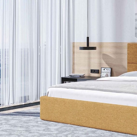 Mesonica Łóżko Bufo, pik miodowe 180x200