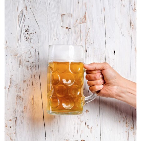 Nietłukący kufel do piwa z cechą 0,4l. 6 szt