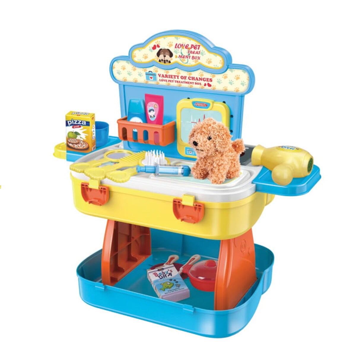 Kuchnia i salon SPA dla zwierząt - zabawa dla dzieci