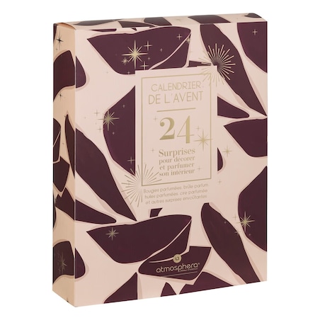 Kalendarz adwentowy ze świeczkami AUTUMN, olejkami i kominkiem