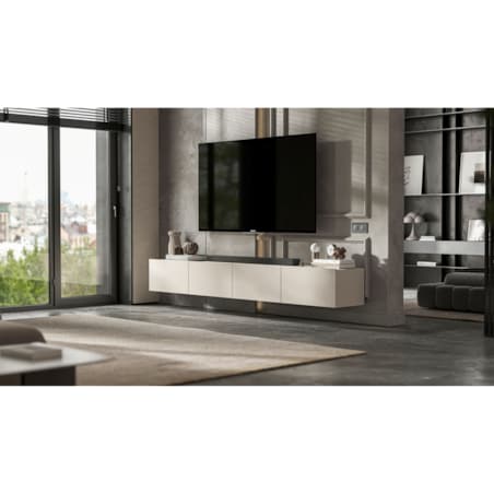 Szafka RTV Loft Wisząca Komoda RTV Kaszmir MAT 240 cm