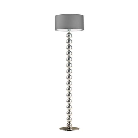 Lampa stojąca podłogowa z abażurem walec BUBBLE