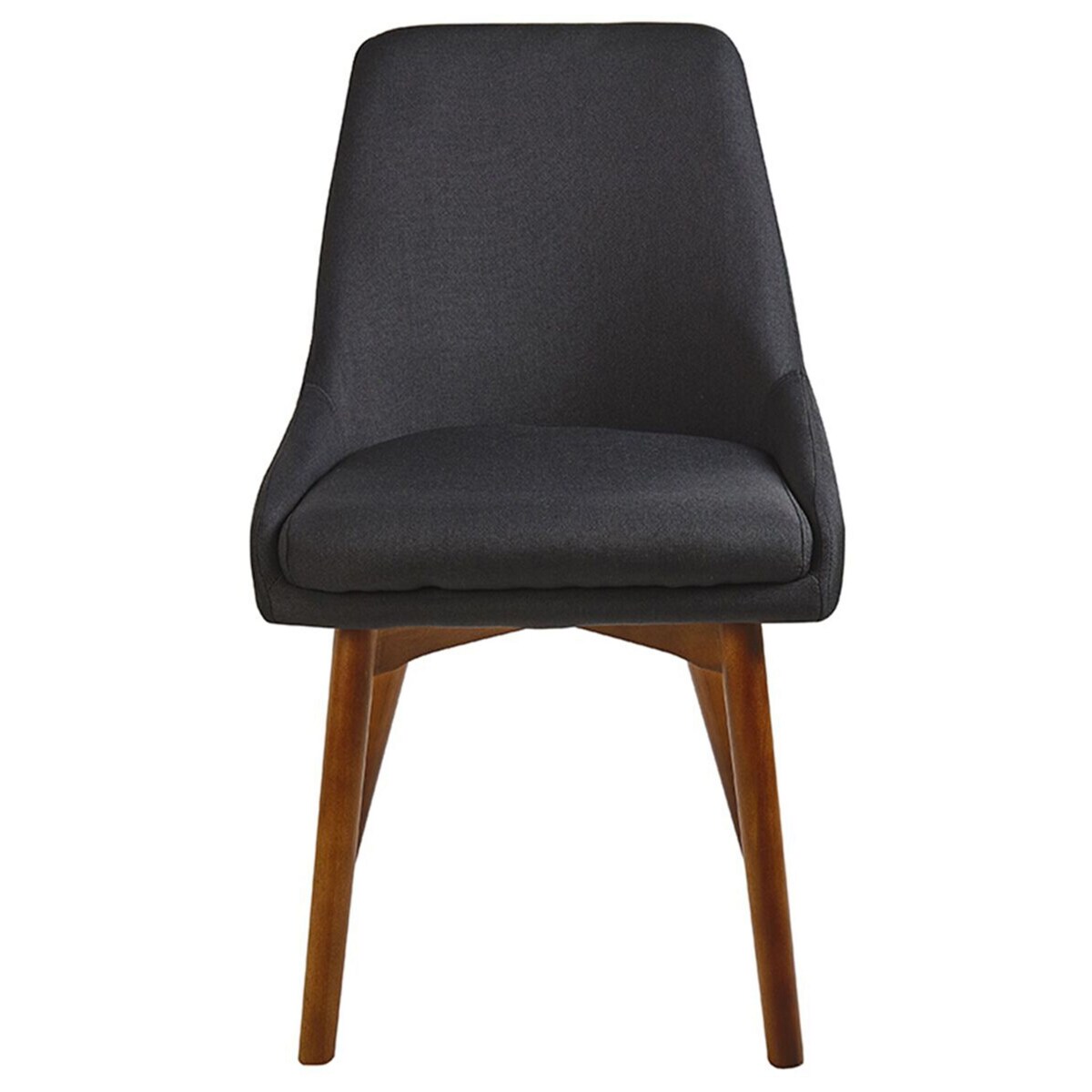 Zestaw 2 krzeseł do jadalni czarny MELFORT