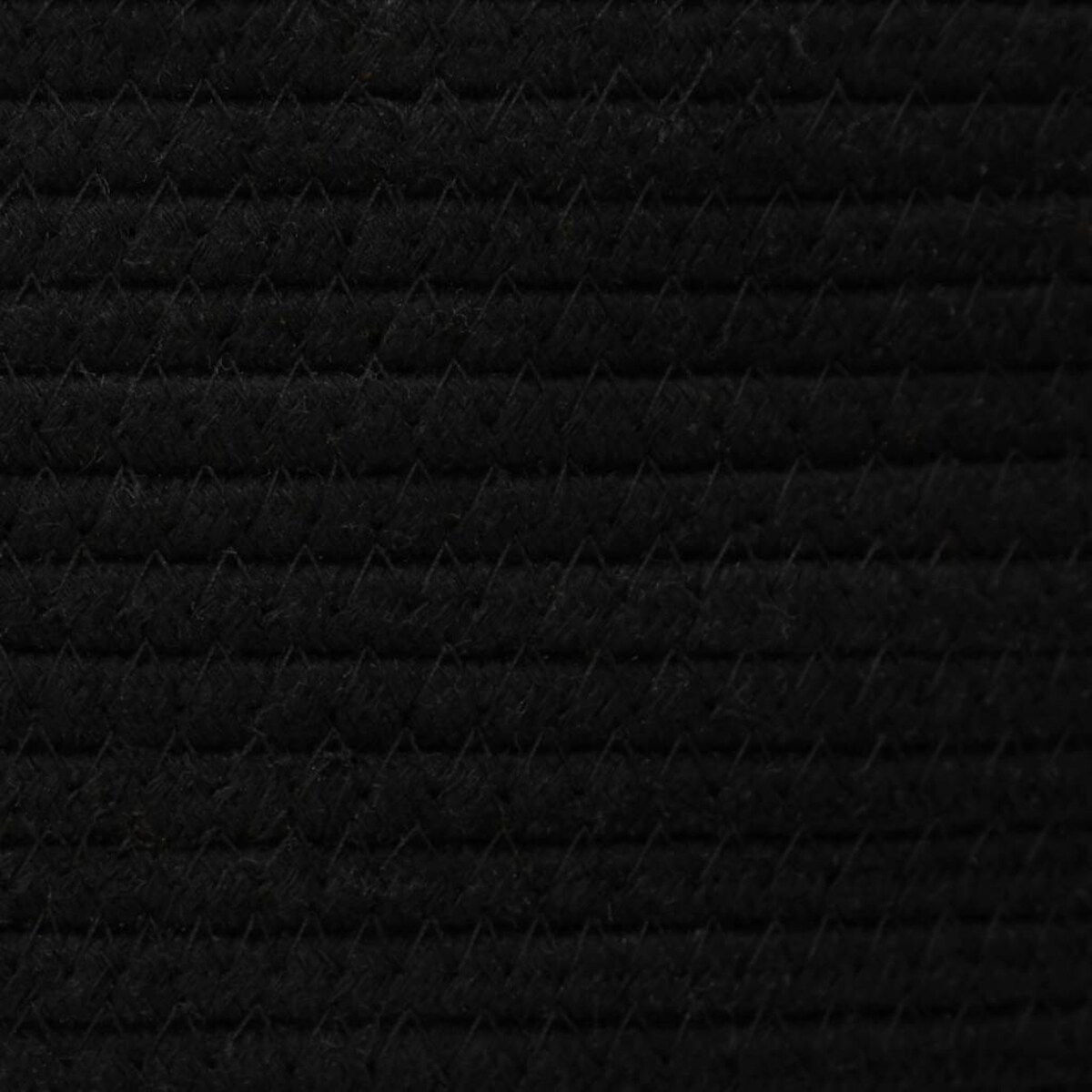 vidaXL Kosz do przechowywania, czarno-biały, Ø49x65 cm, bawełna