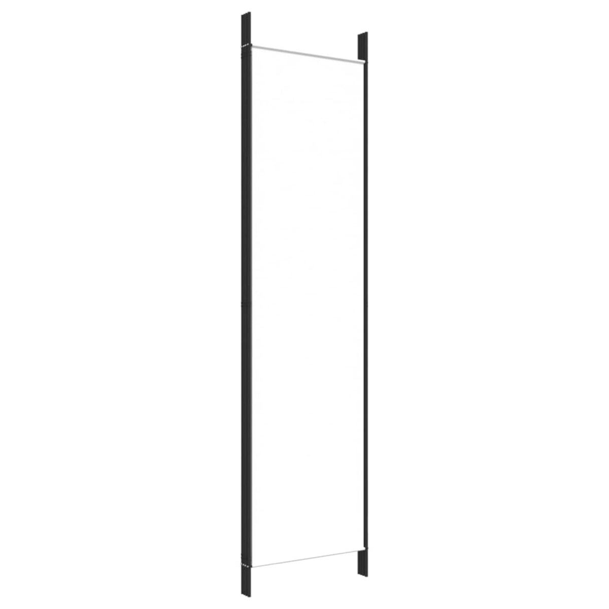 vidaXL Parawan 4-panelowy, biały, 200x200 cm, tkanina