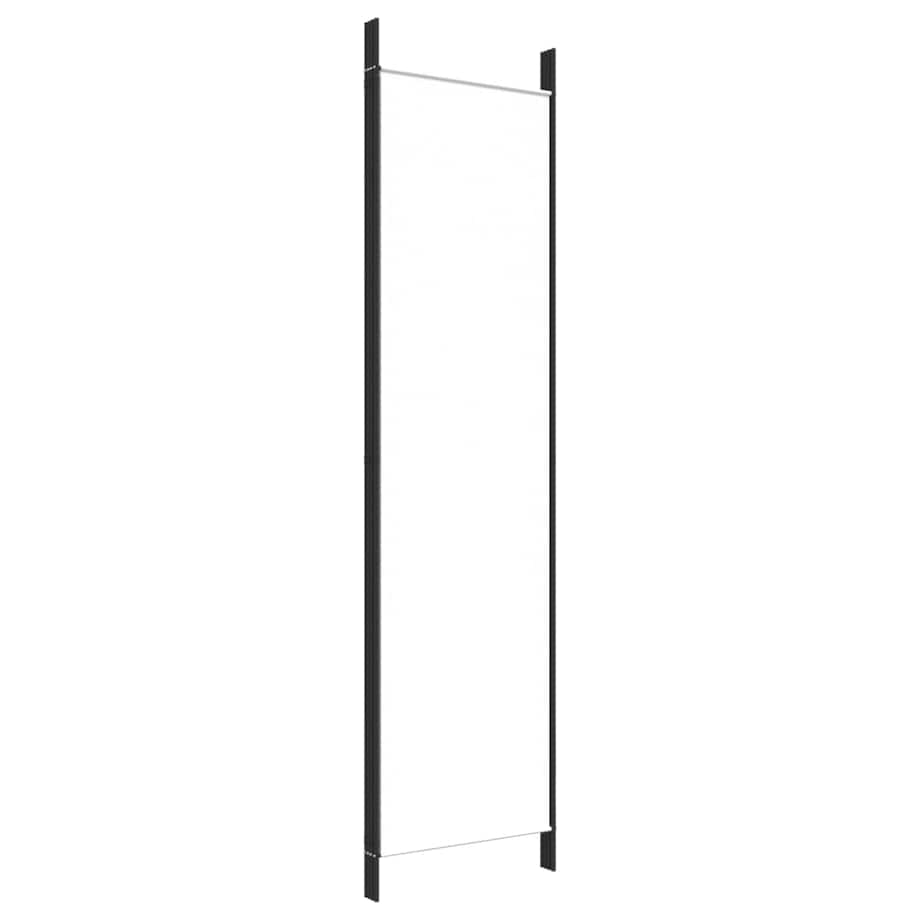 vidaXL Parawan 4-panelowy, biały, 200x200 cm, tkanina