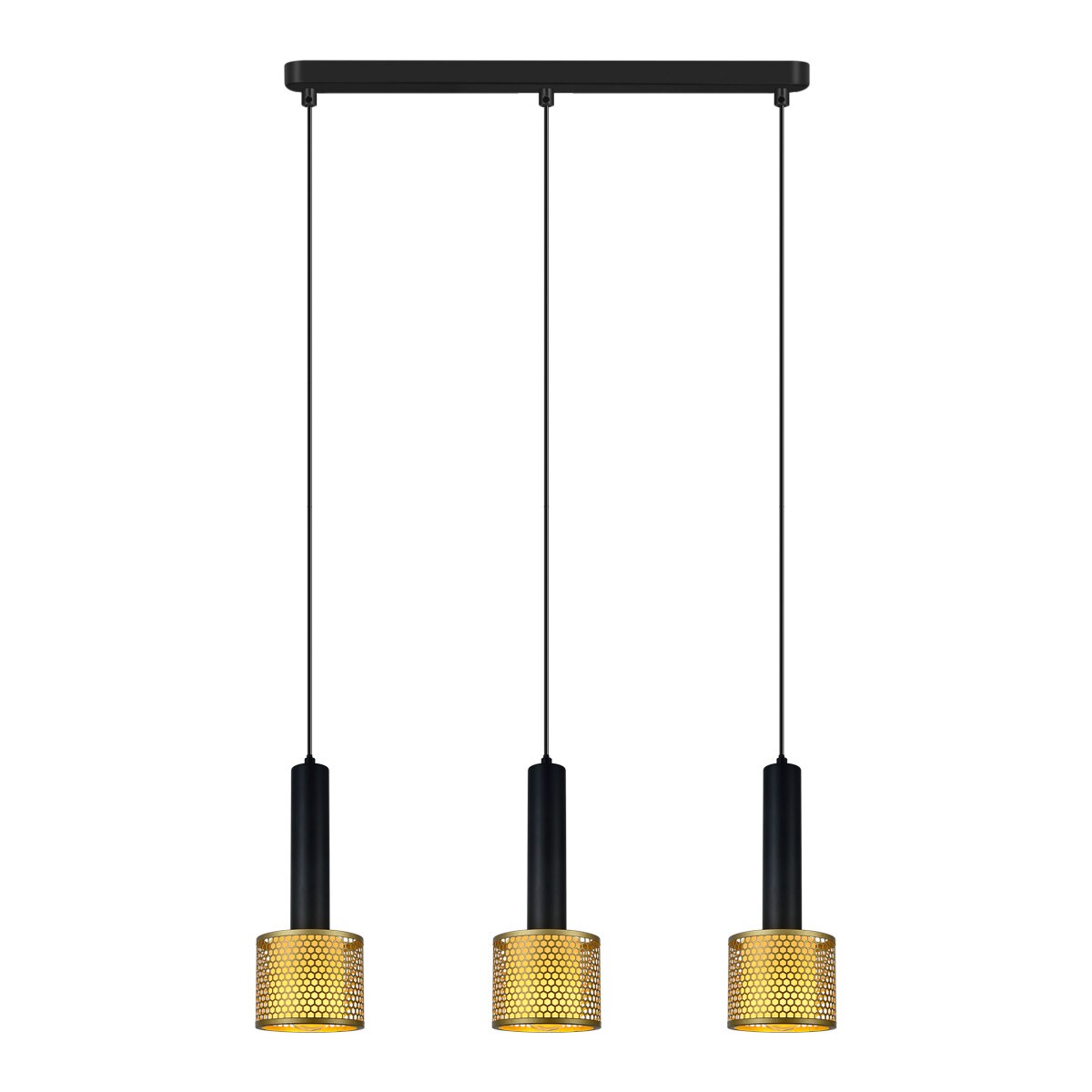 Lampa wisząca Light Prestige Amo czarny 3 x E27 1 szt.