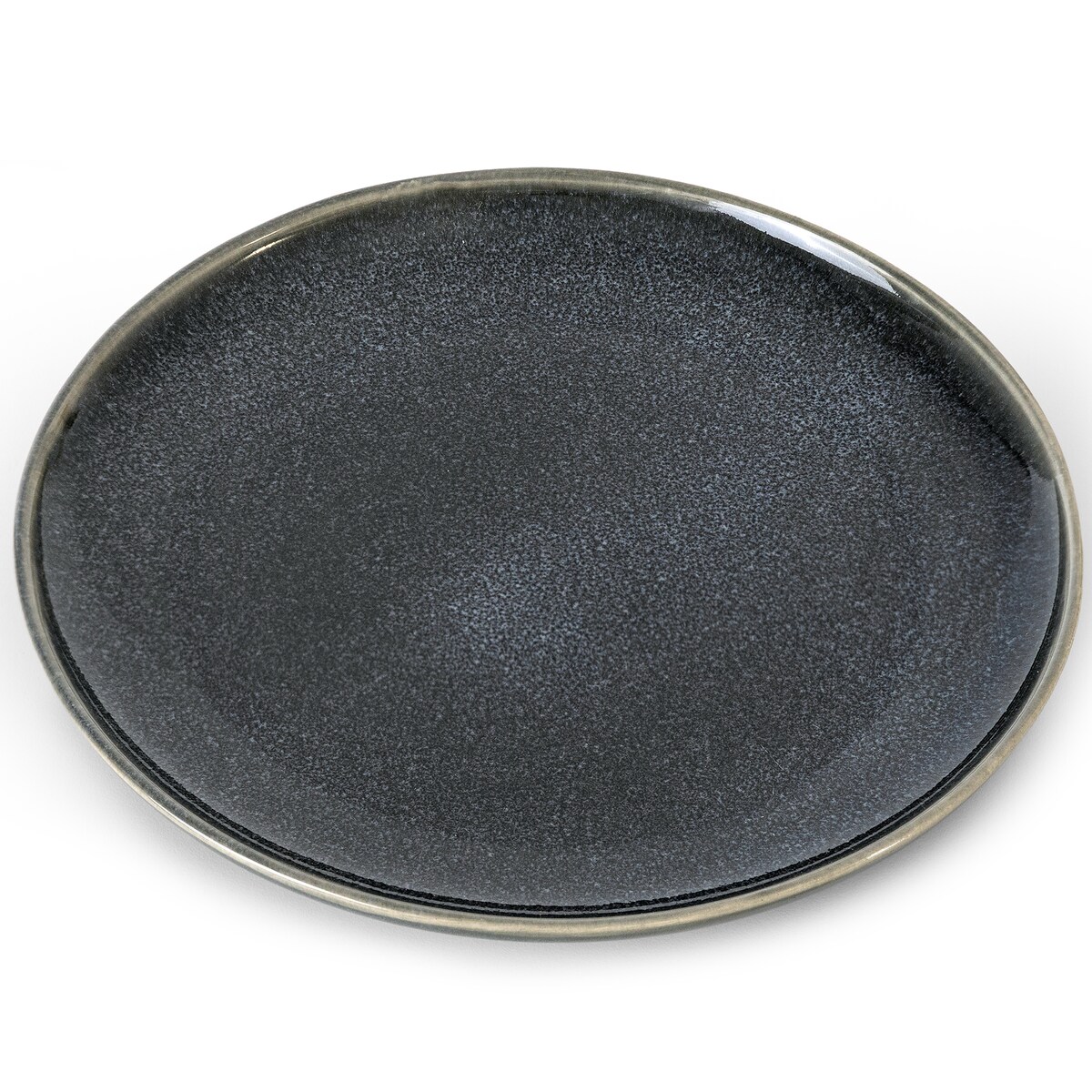 EDA Zestaw obiadowy 6 os. (24 el.), niebieski/szary/beżowy