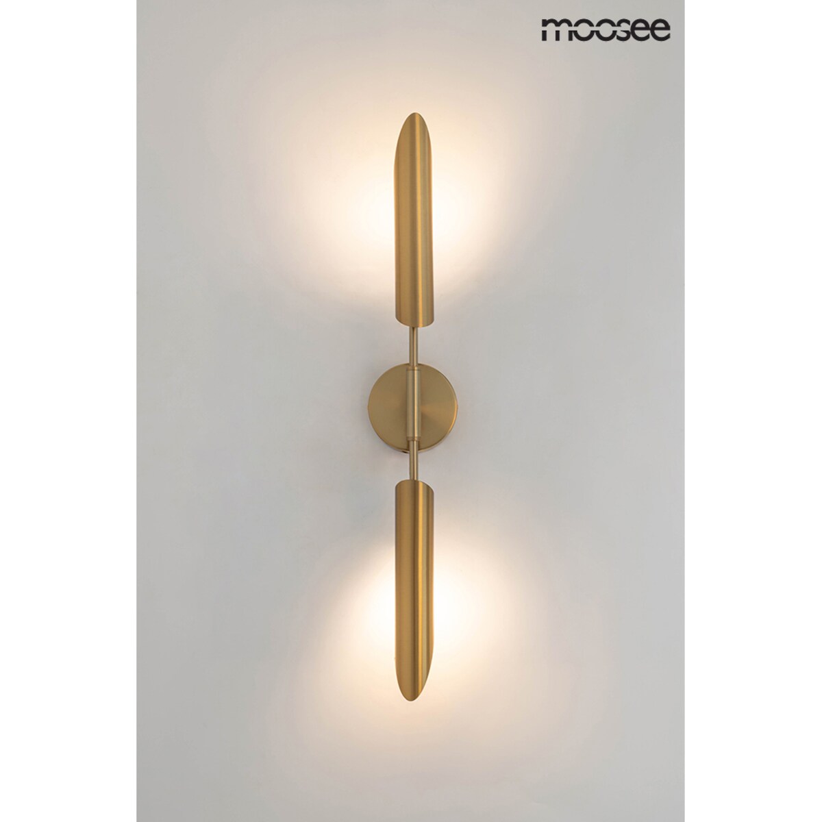 2-płomienna lampa ścienna Locca MSE010400225 złota
